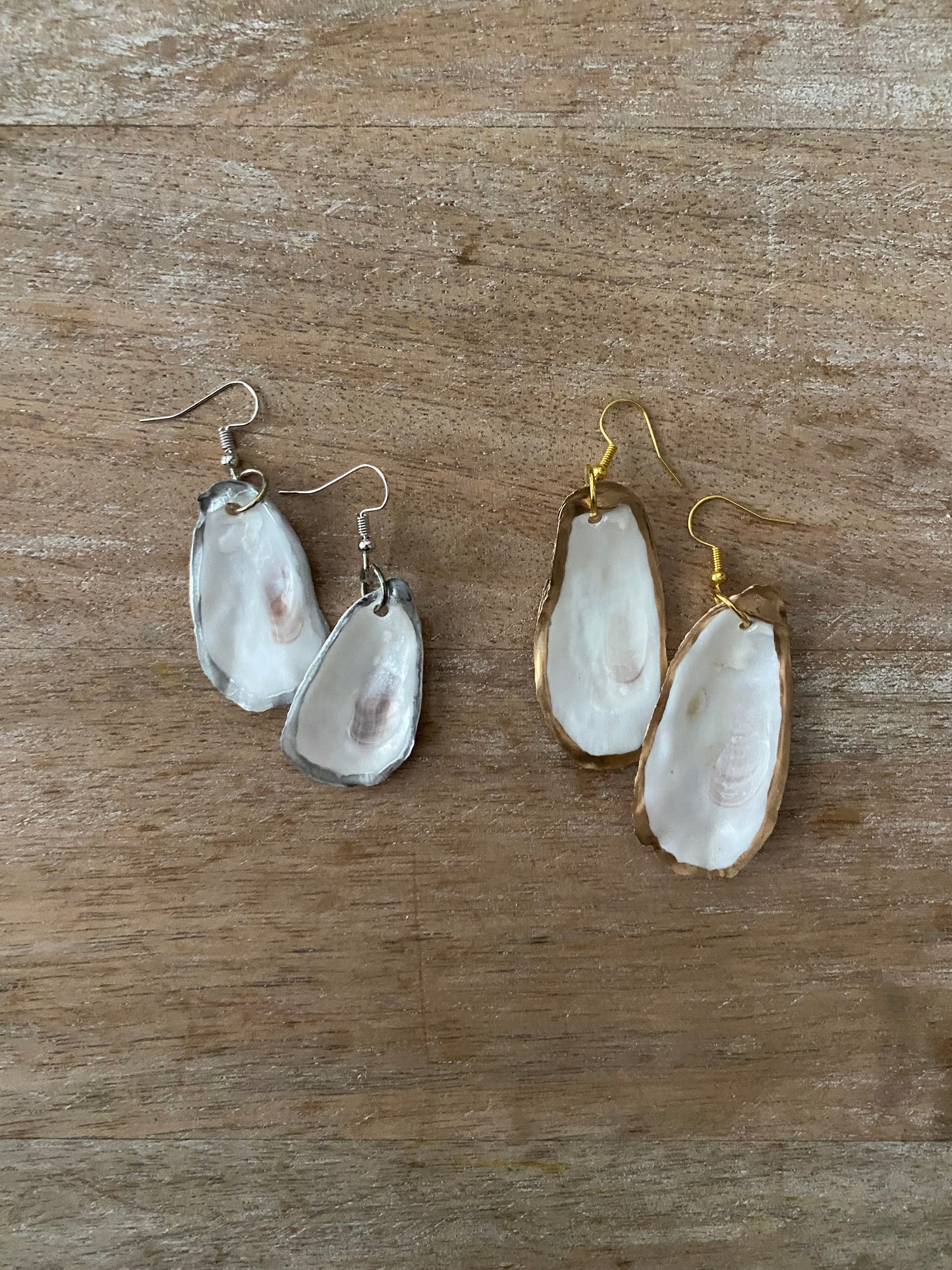 Oyster Shell Dangled Earrings