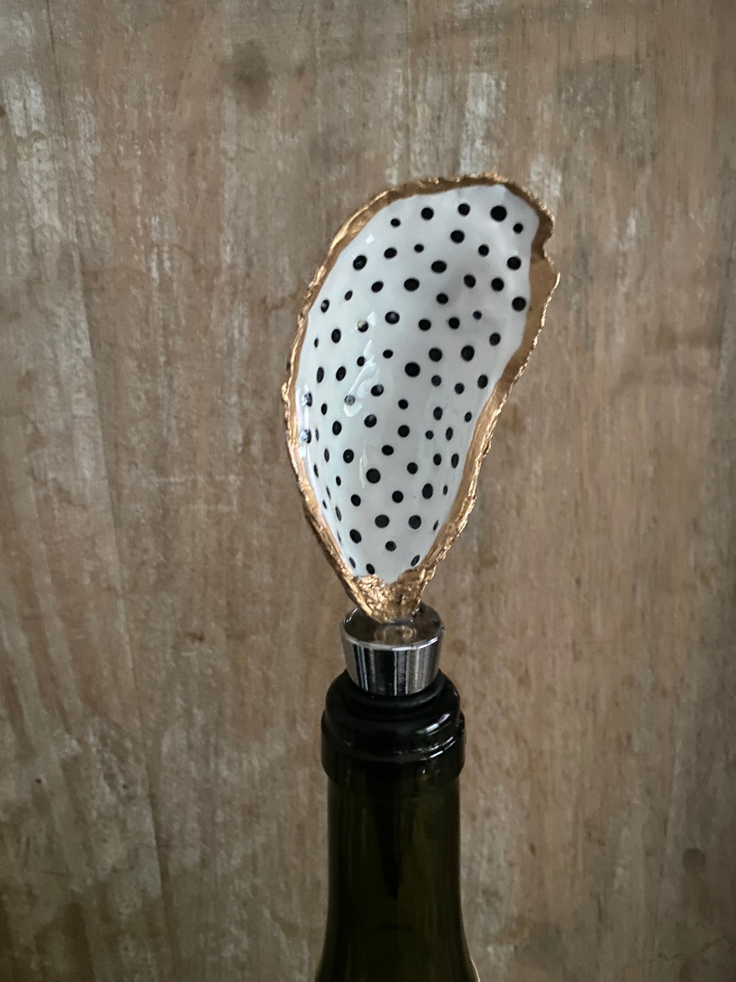 Polka Dot Wine Stopper