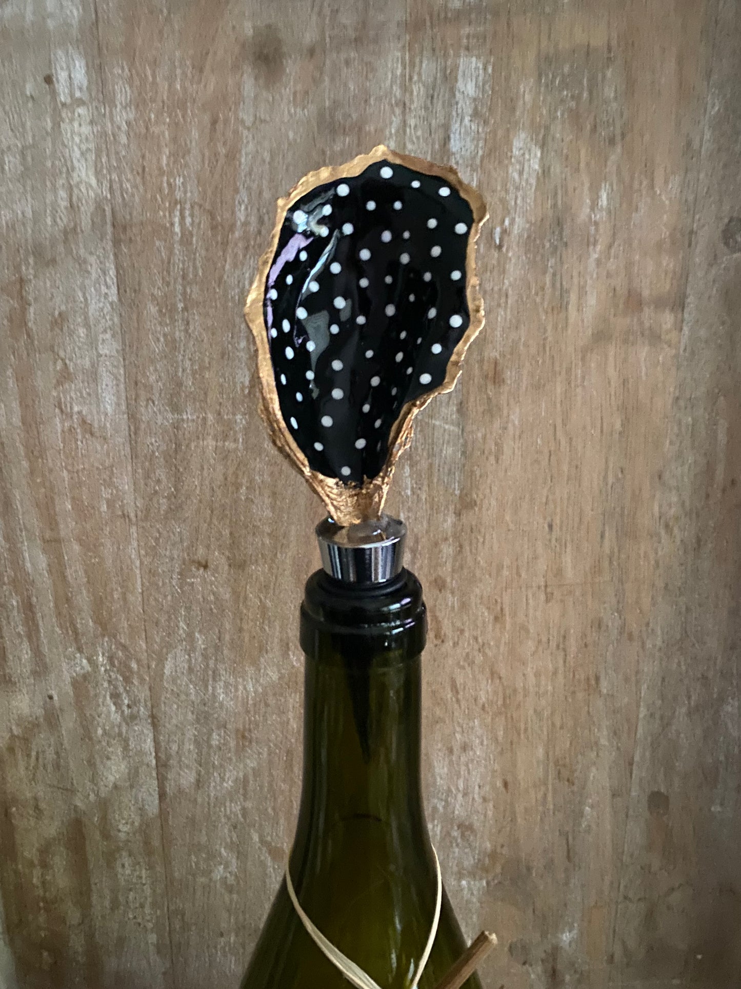 Polka Dot Wine Stopper