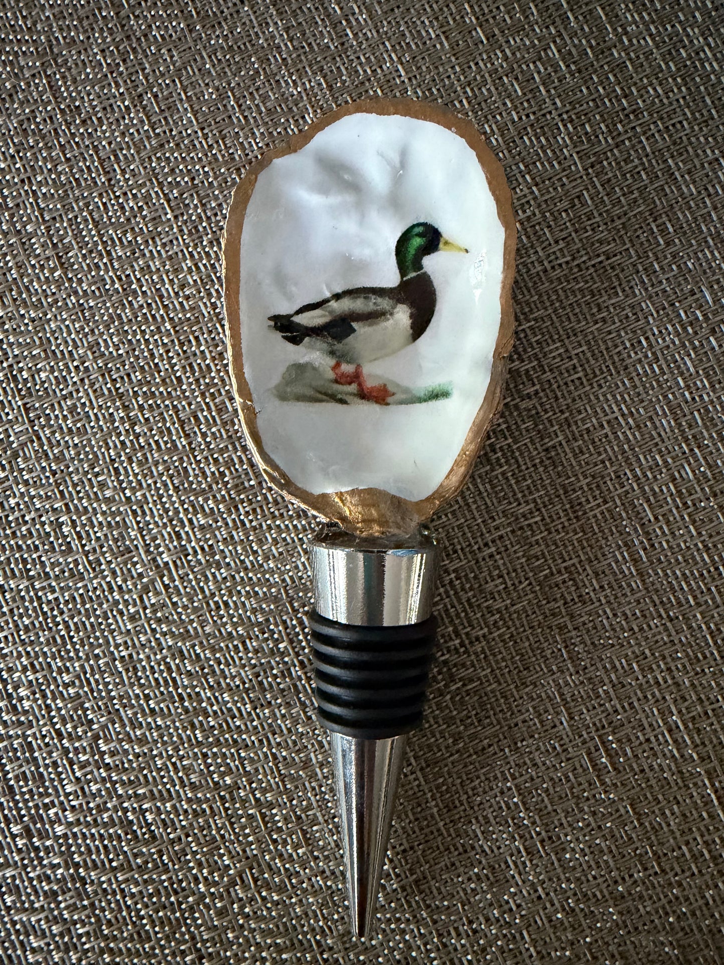Wine Stopper Mallard Duck