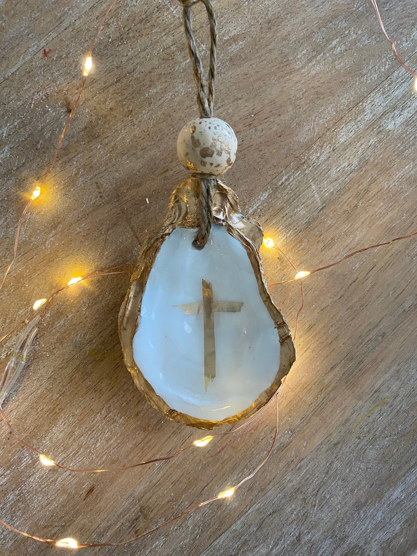 Gold Cross Ornament