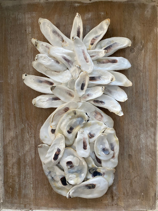 Natural Oyster Shell Pineapple