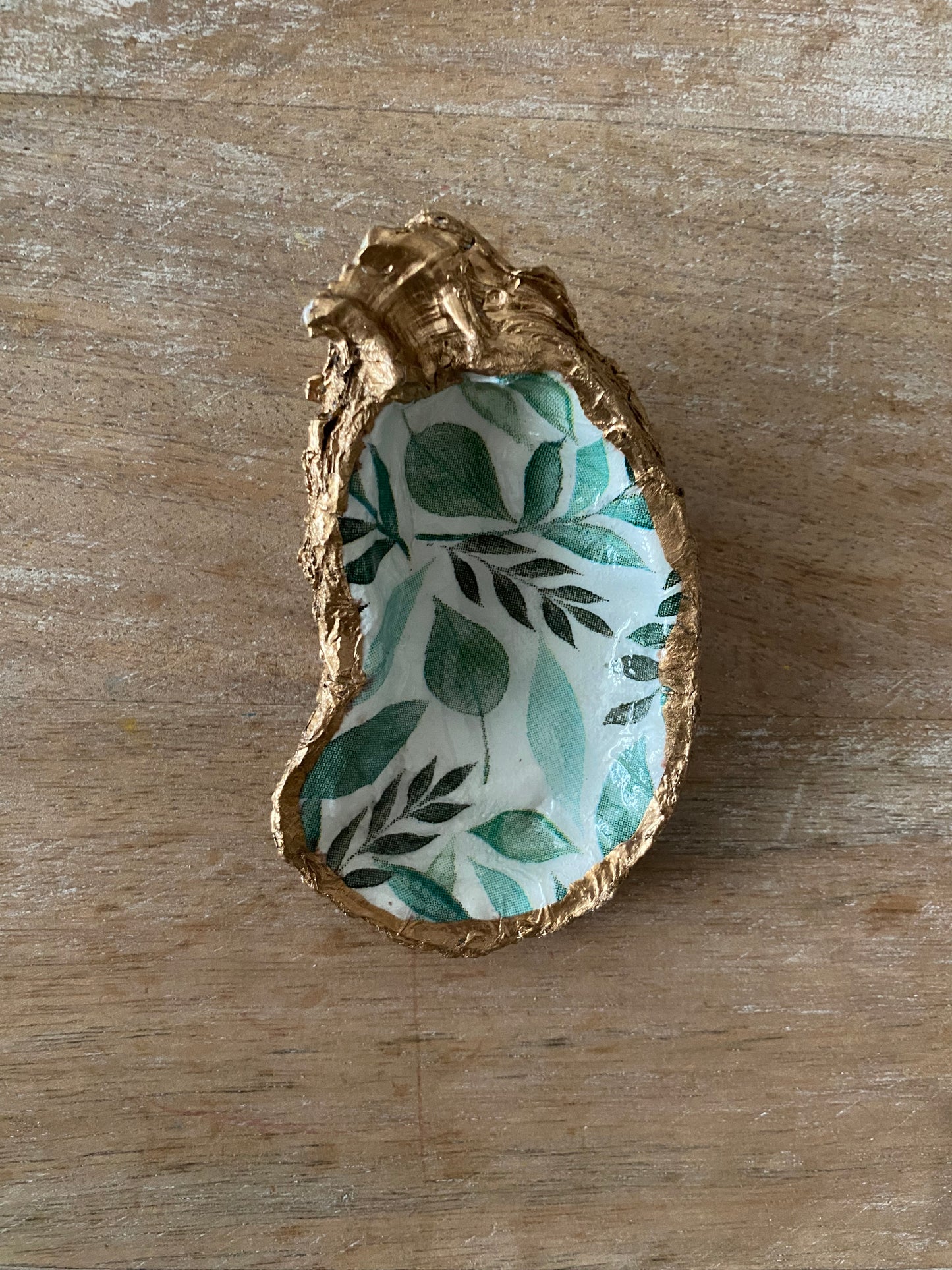 Tropical Leaves Ring Dish