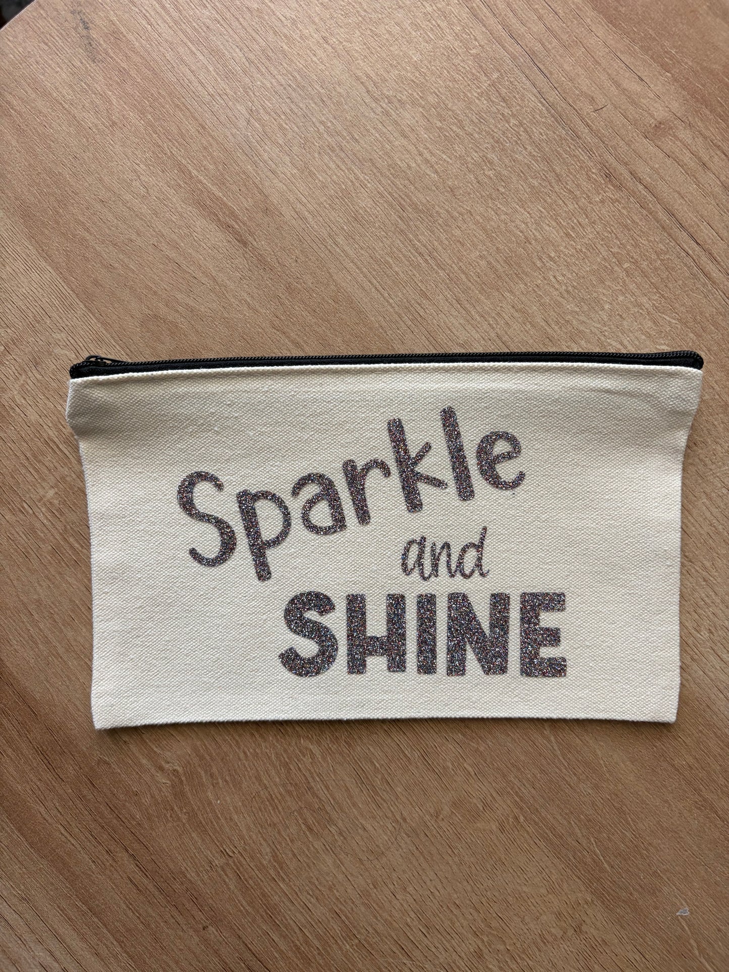 'Sparkle' Canvas Pouch
