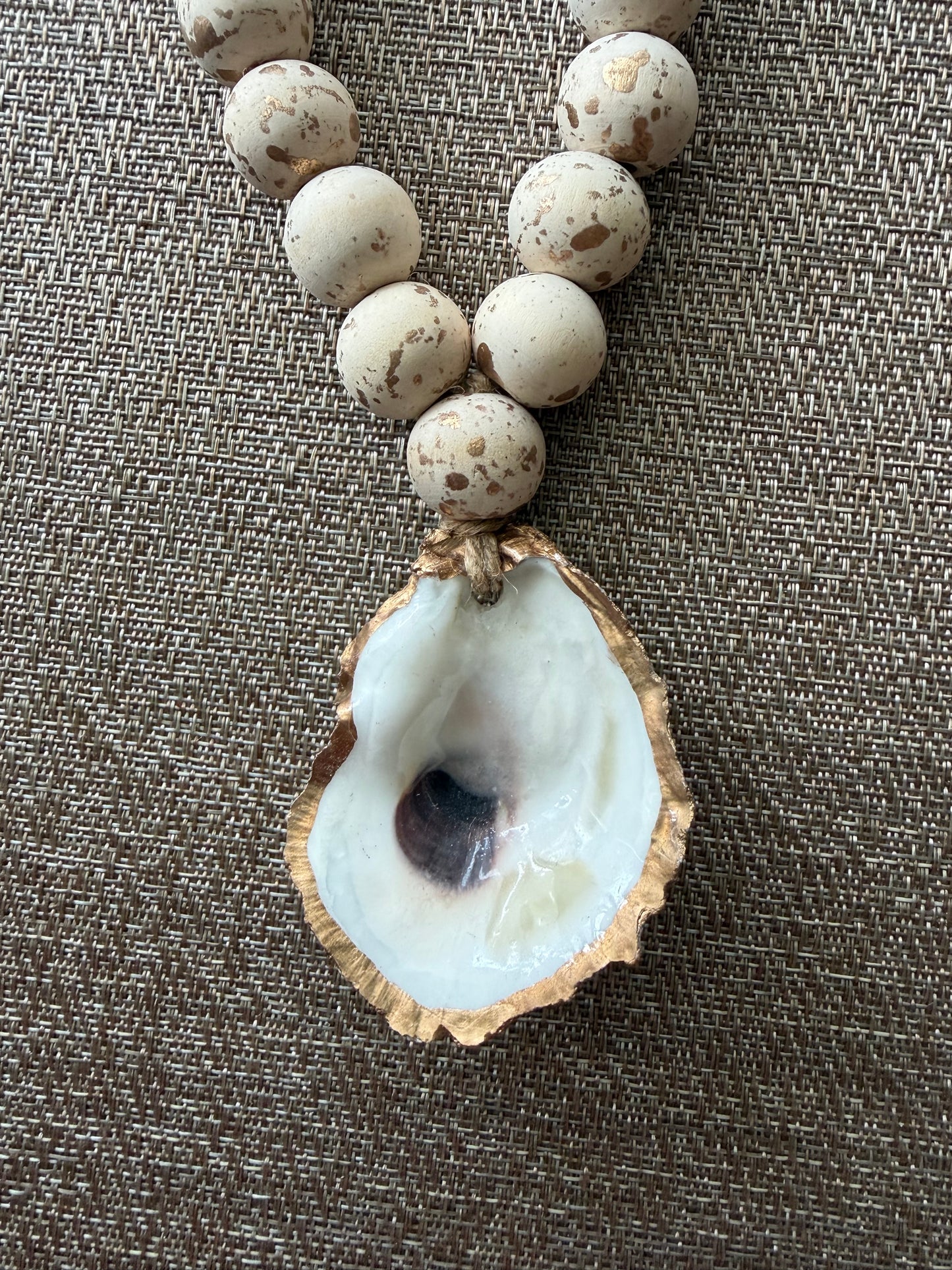 Blessing Beads with Natural Oyster