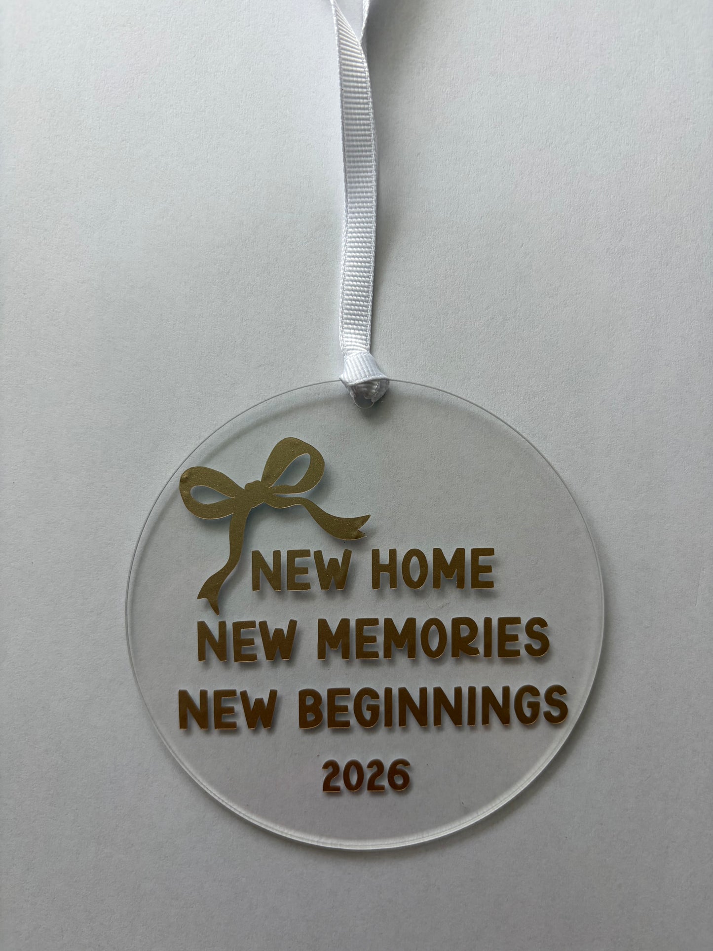 New Home Acrylic Ornament