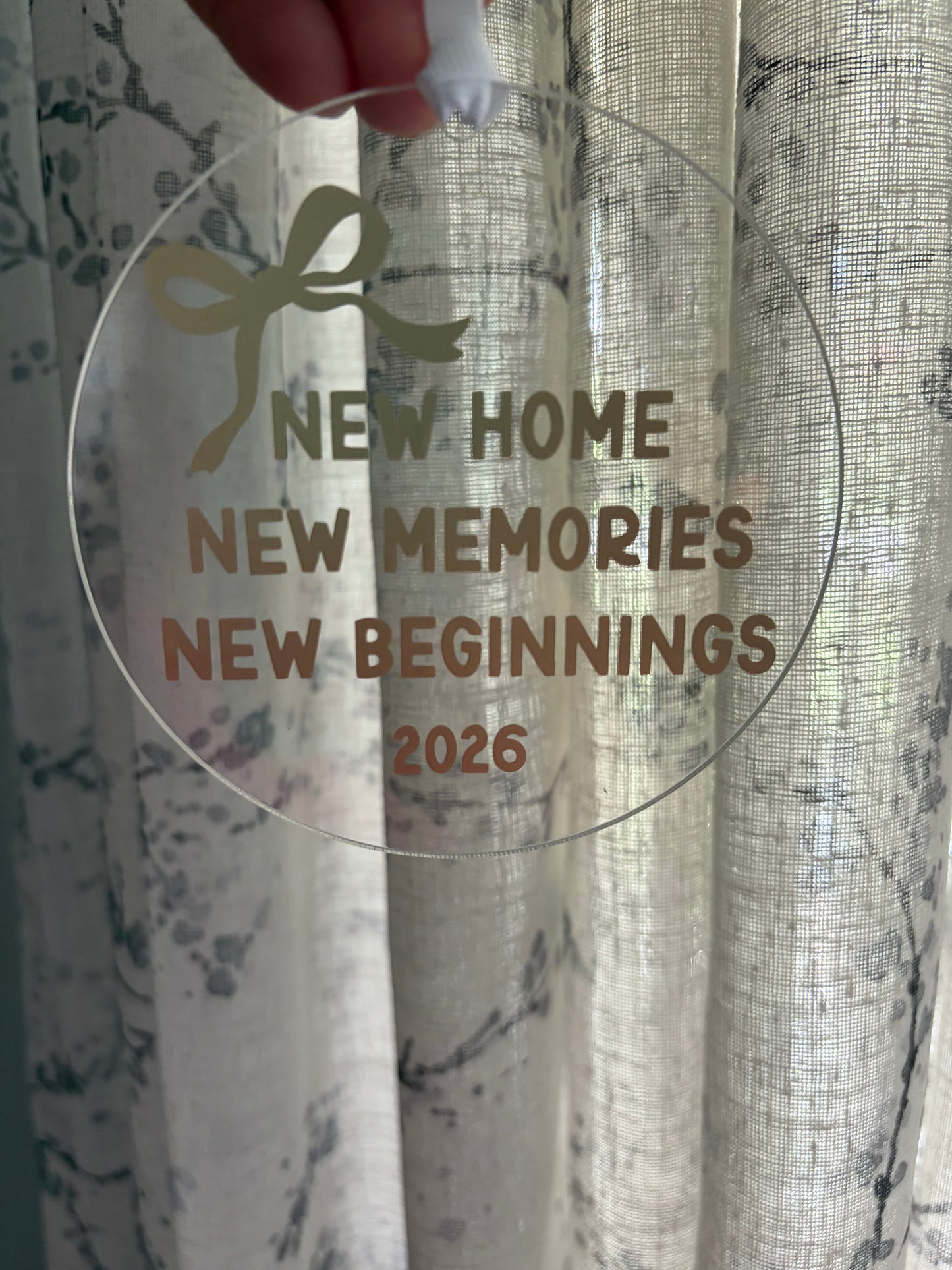 New Home Acrylic Ornament
