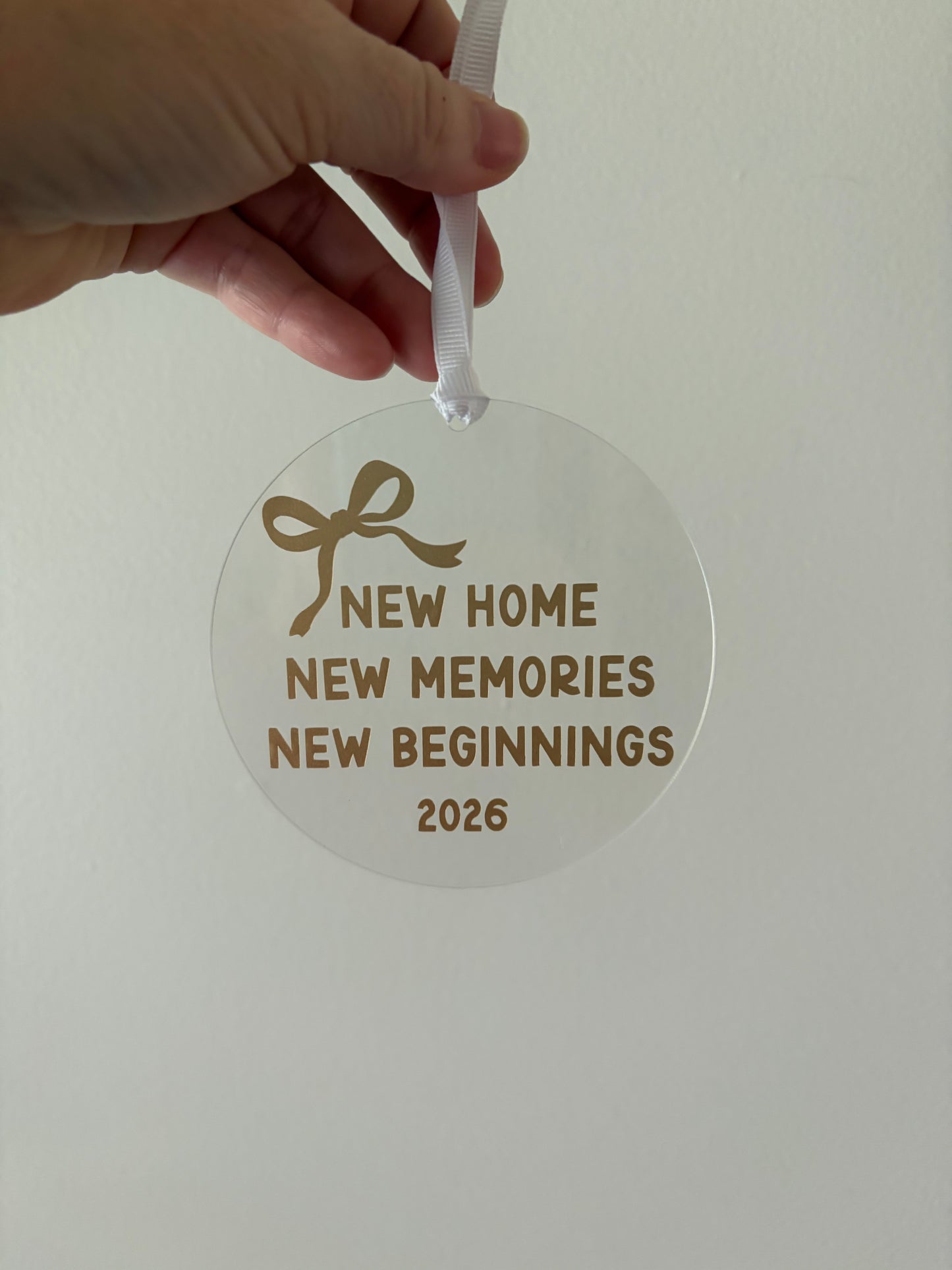 New Home Acrylic Ornament