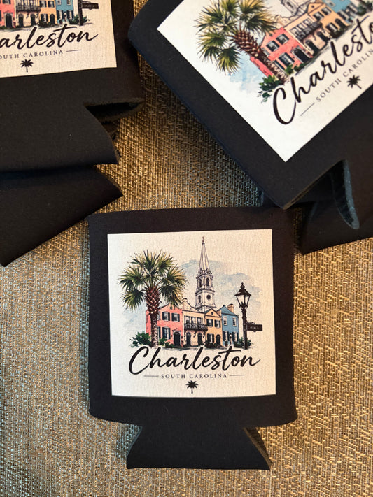 Charleston SC Koozie | South Carolina Souvenir & Coastal Gift