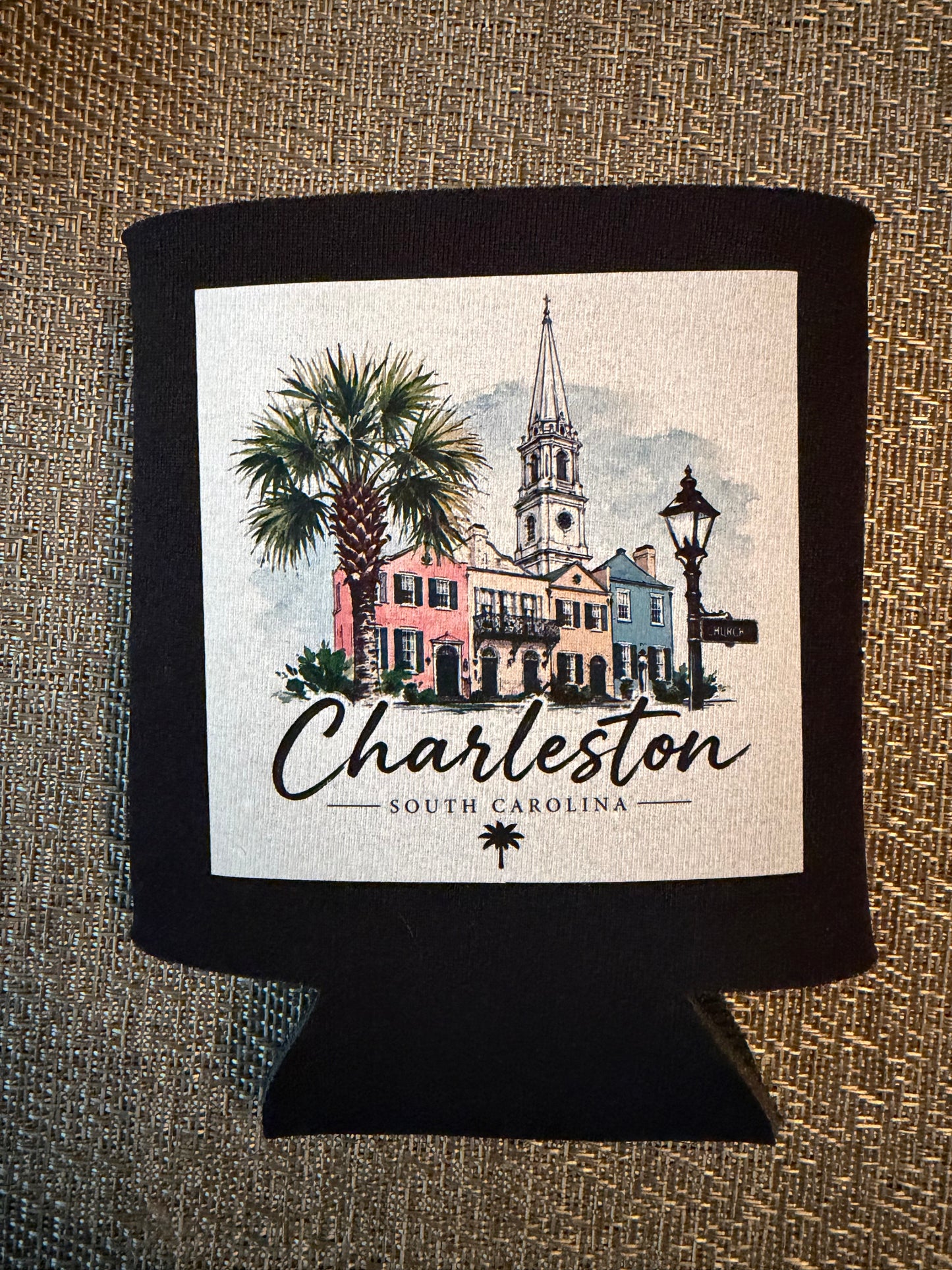 Charleston, South Carolina Neoprene Koozie
