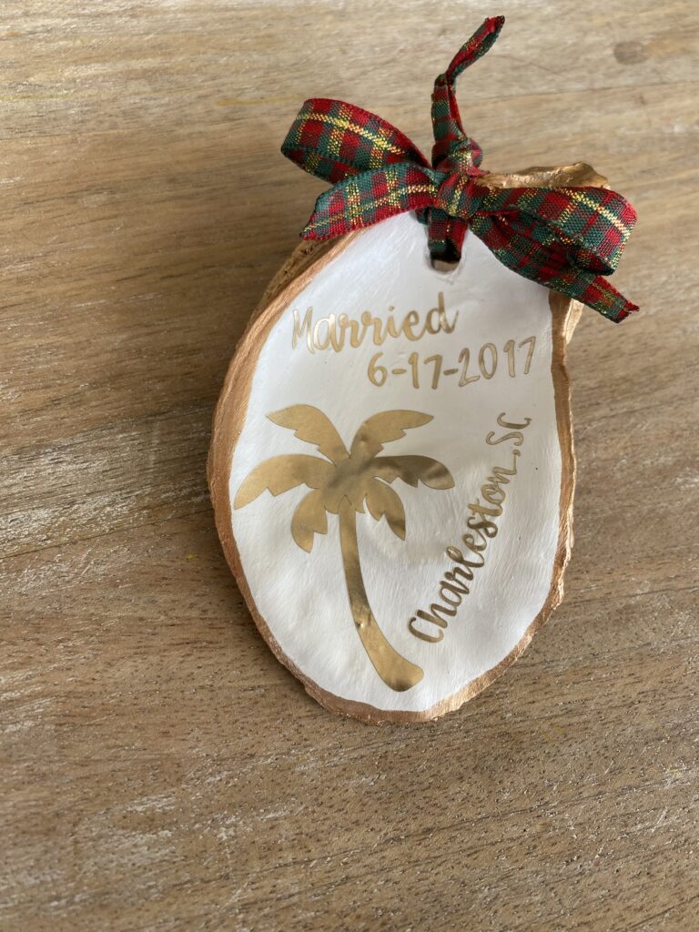 Custom Oyster Shell Ornaments